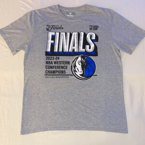 🏀 Dallas Mavericks 2023-24 Finals Tee (L) NWOT